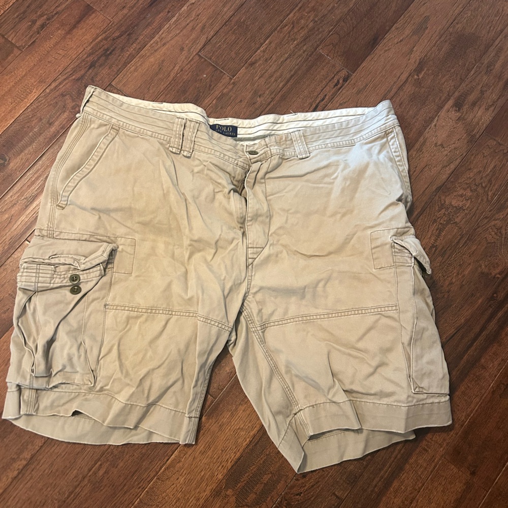 AGB Men's Tan Cargo Shorts